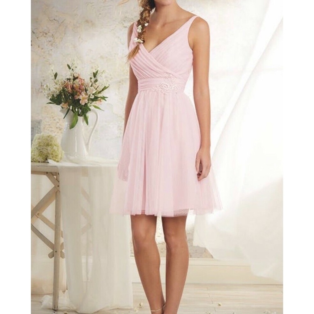ALFRED Angelo Modern Vintage Style Ballerina Chiffon Bridesmaid Prom Dress NWT